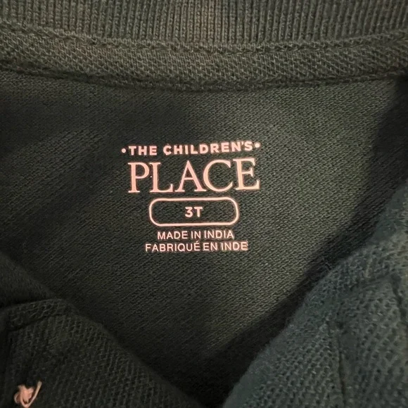 Green long sleeve polo - Picture 2 of 3